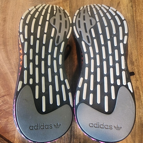 Adidas 4D FUSIO Primeknit Black Grey Orange Pink FZ2414 Men’s Size 8 New - Picture 10 of 10